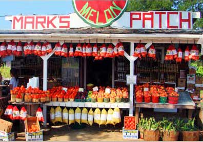 locally grown produce and more at Mark's Melon Patch near Albany Georgia